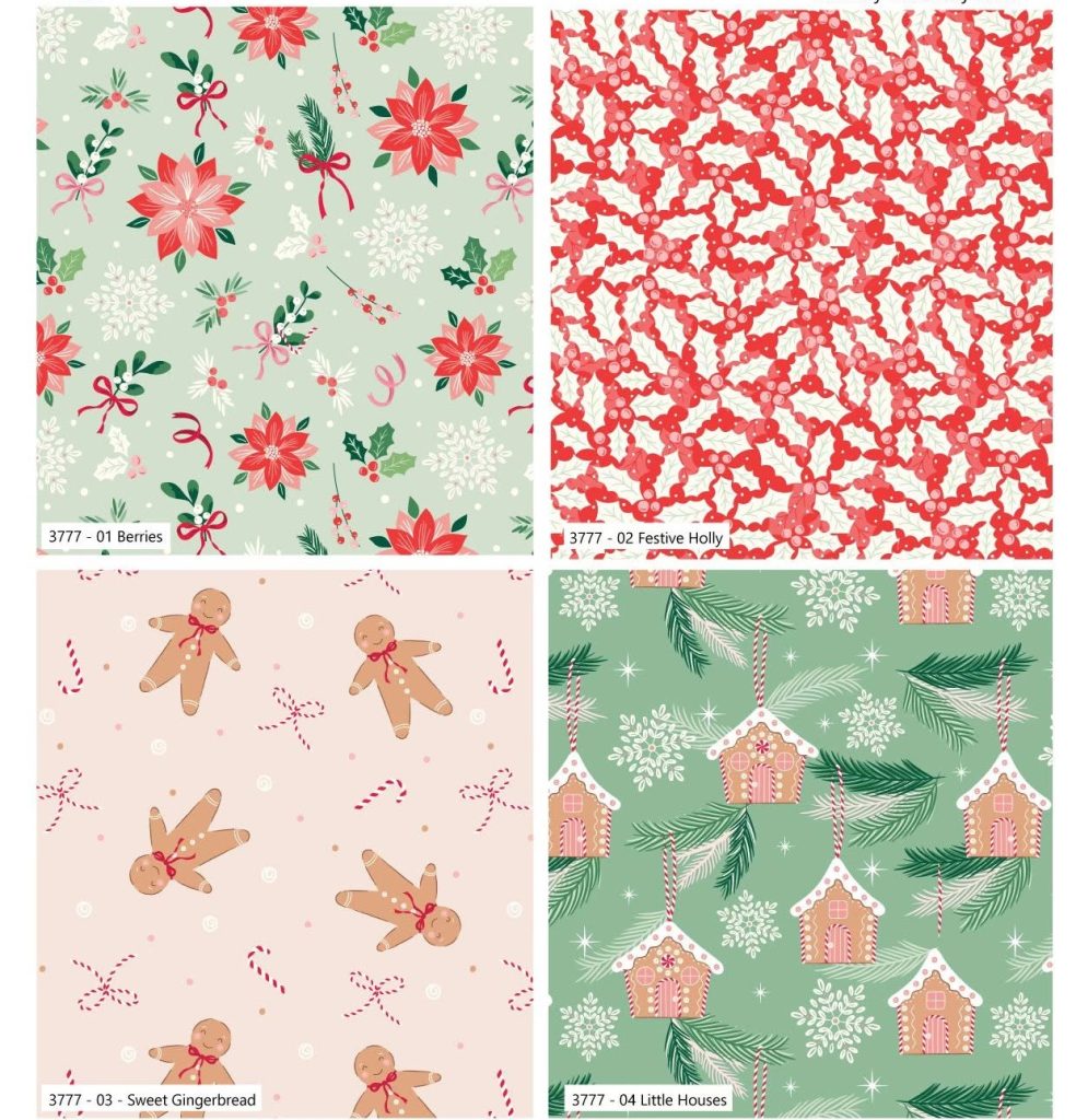 NEW Craft Cotton Co. Baubles and Bows Fat Quarter Pack 1