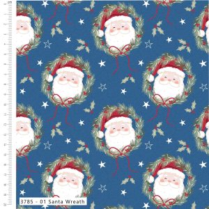 NEW Craft Cotton Co. Holly Jolly Patch - Santa Wreath