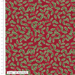 NEW Craft Cotton Co. Merry Little Robin - Red Holly