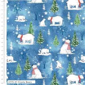 NEW Craft Cotton Co. A-Roar A-Frost - Frosty Bears by Susan Wheeler
