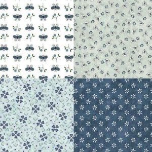 Henry Glass Fabrics - Friendship Garden 4 Fat Quarter Pack