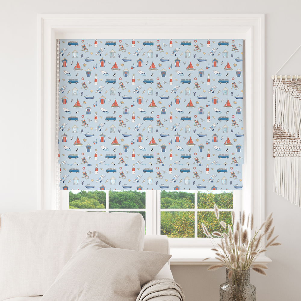 Cotton Panama - Seaside Stories Blue - Image 5