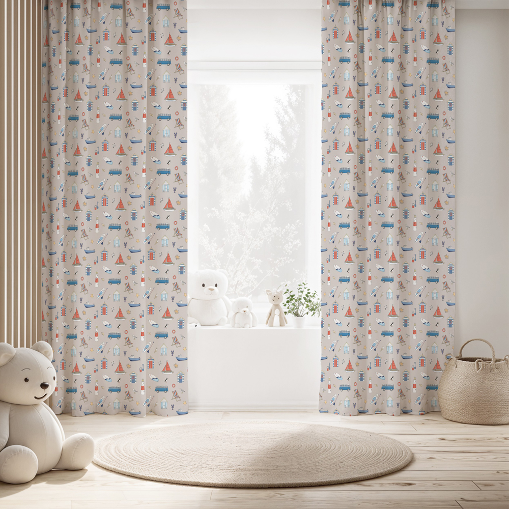 Cotton Panama - Seaside Stories Linen - Image 3