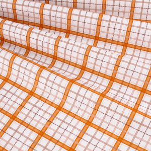 Camelot Fabrics - Pumpkins and Paws Plaid Check