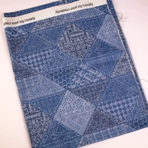 EOB - Patchwork Print Denim