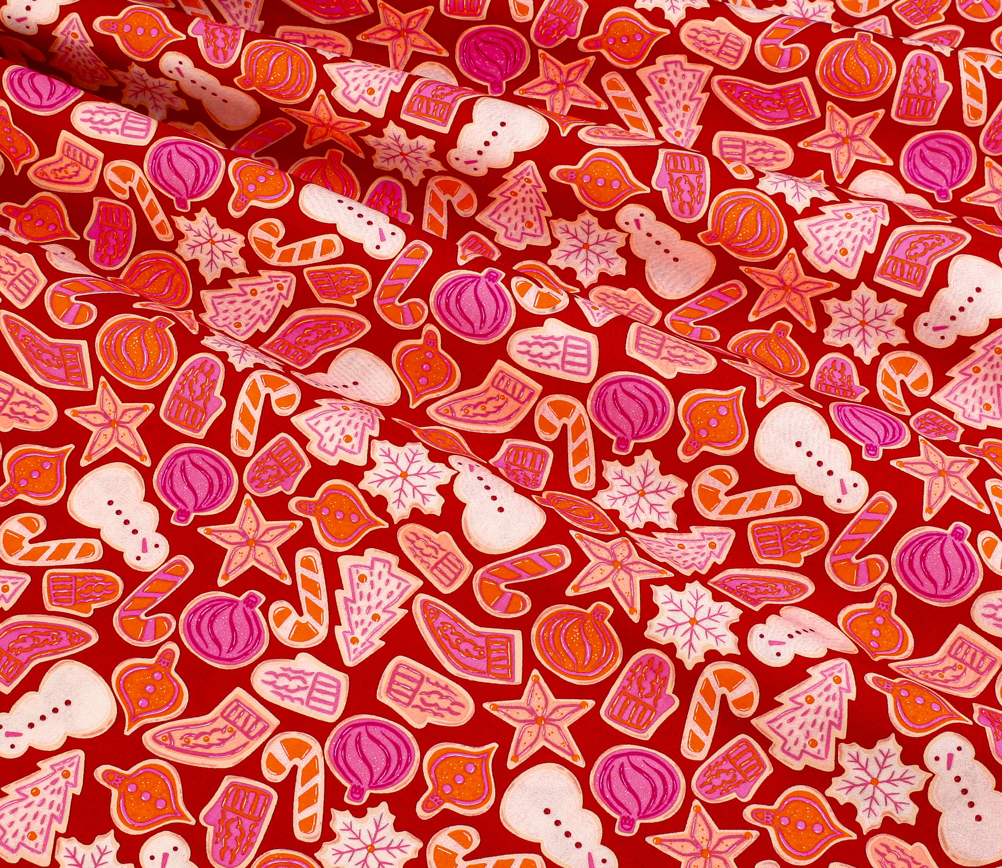 Art Gallery Fabrics - Christmas in Colour: Frosting Cookies