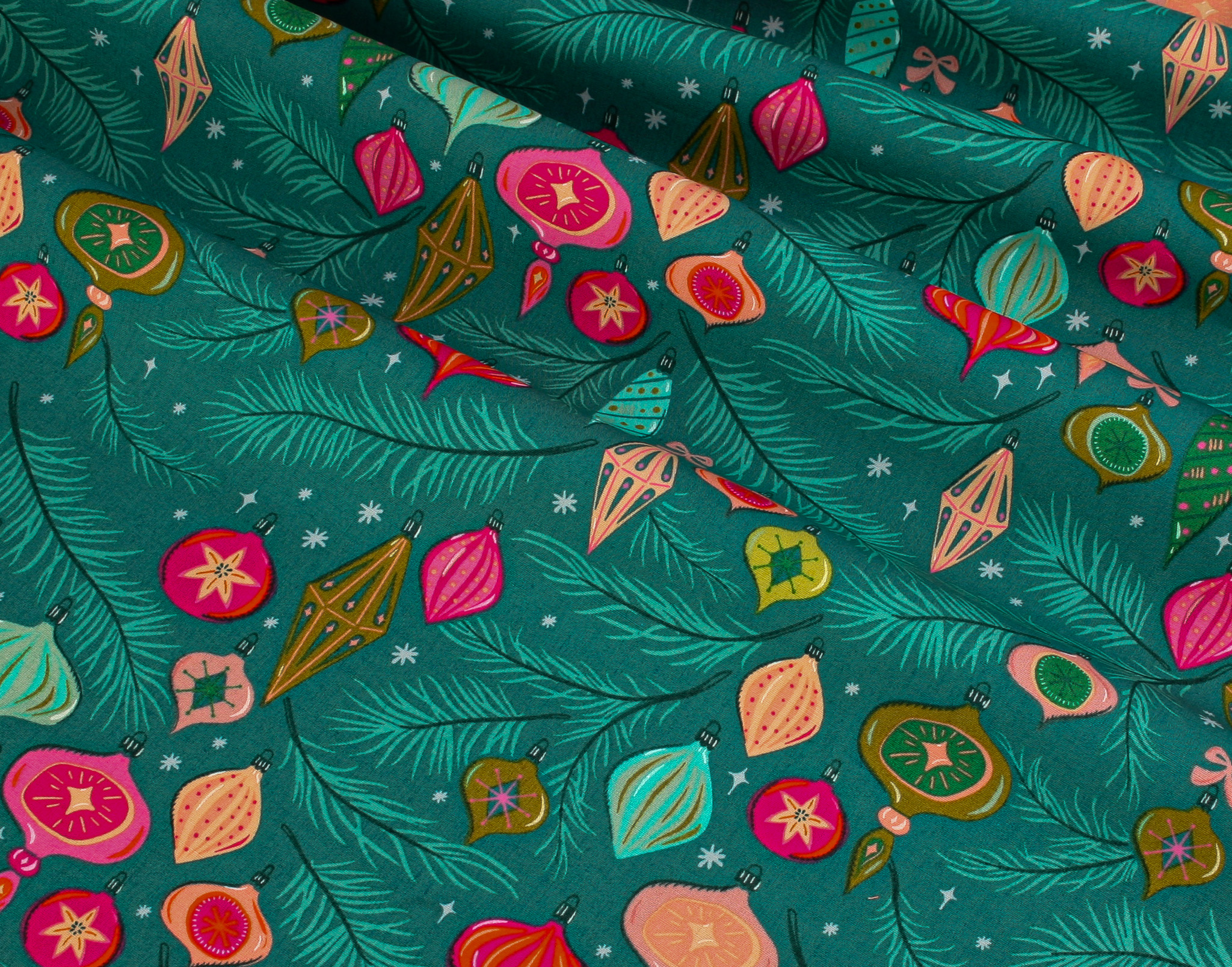 Art Gallery Fabrics - Christmas in Colour: Jingle Spruce