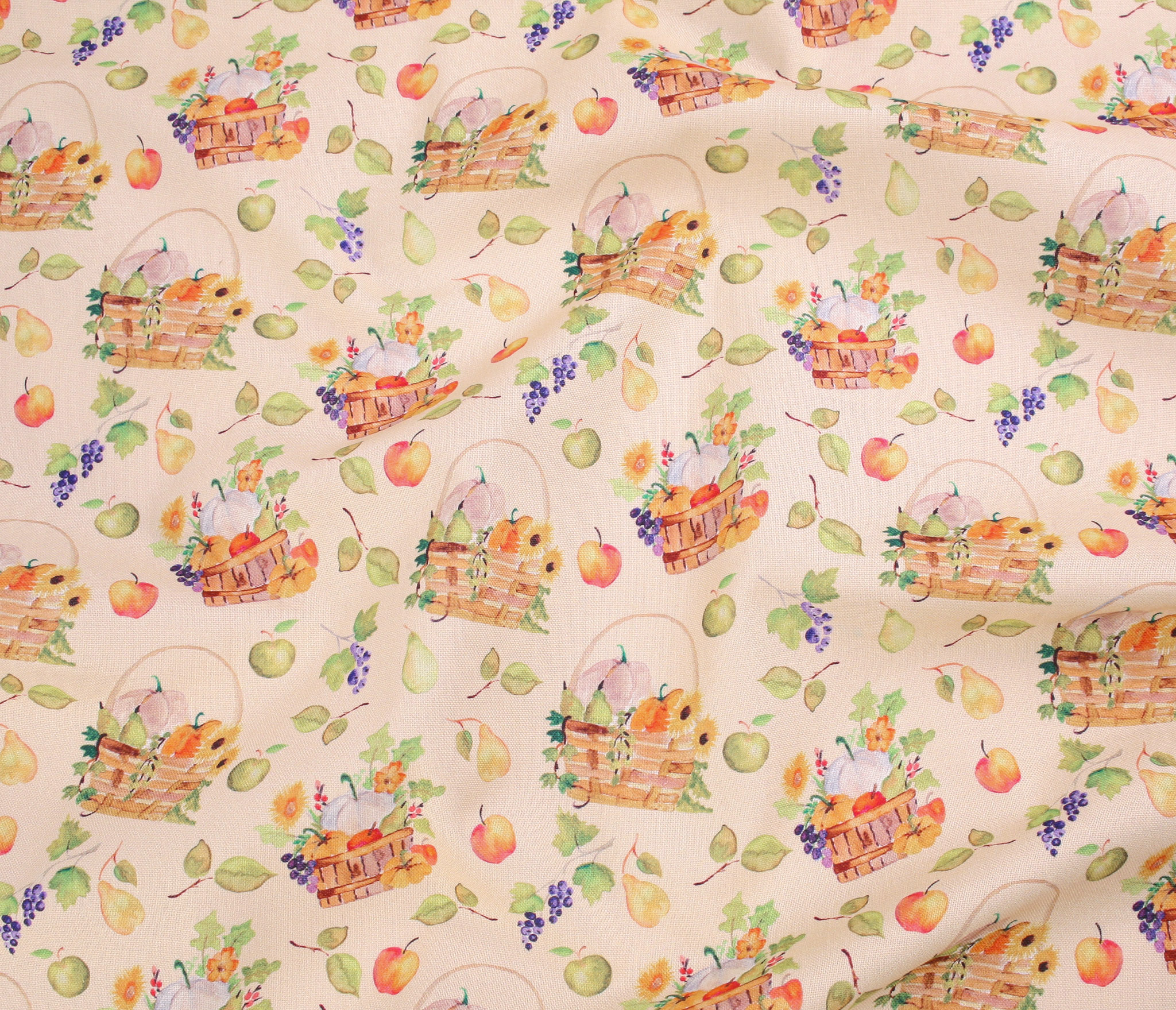 PRE ORDER Debbie Shore Picked With Love Organic Cotton - Harvest Festival Baskets - Image 2