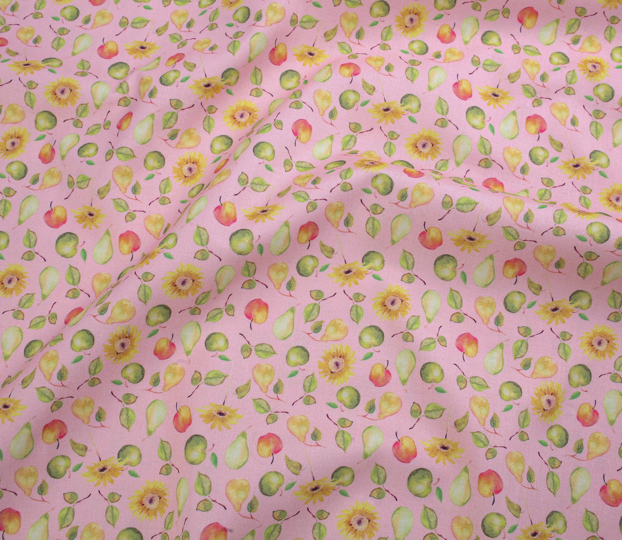 PRE ORDER Debbie Shore Picked With Love Organic Cotton - Apples and Pears Pink - Image 2