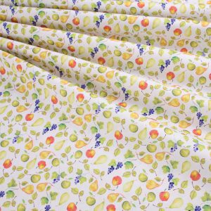 PRE ORDER Debbie Shore Picked With Love Organic Cotton - Apples and Pears Cream