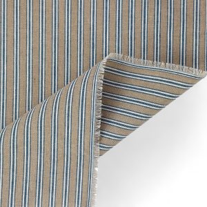 Cotton Rich Panama - Regency Ticking - Azure