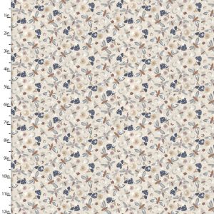 3 Wishes Fabrics - Midnight Prowl Starlit Grove
