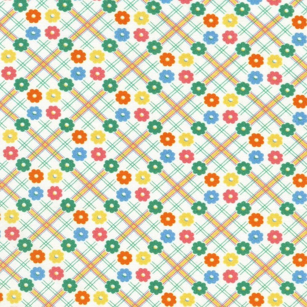 Robert Kaufman Fabrics - Darlene's Favourites White