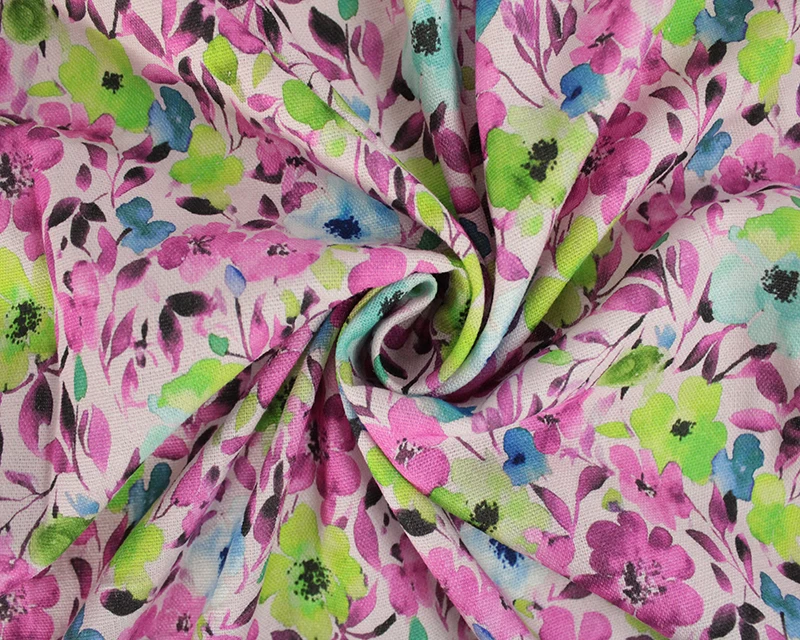 Linen Mix - Blossoms - Image 2