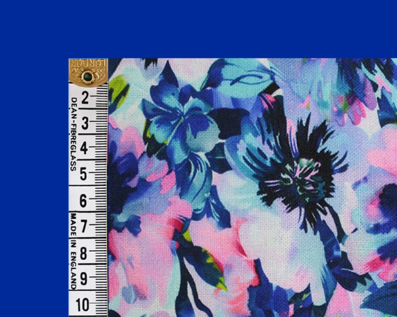 Linen Mix - Expressive Floral - Image 2