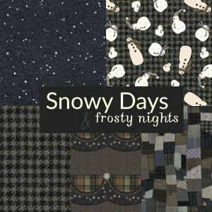 Studio E Fabrics - Snowy Days and Frosty Nights 5 Fat Quarter Pack