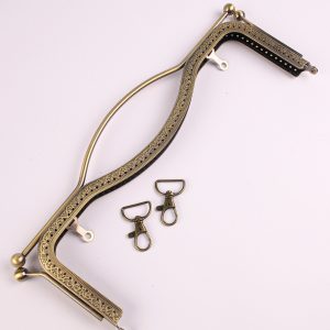 Madison Bag Clasp Frame and Swivel Clips - Bronze