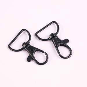 1" Swivel Clasps - Black Pack of 2