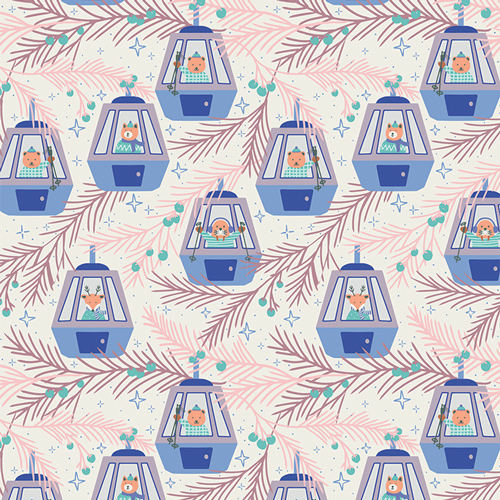 Art Gallery Fabrics - Frost & Fir Snowy Adventure