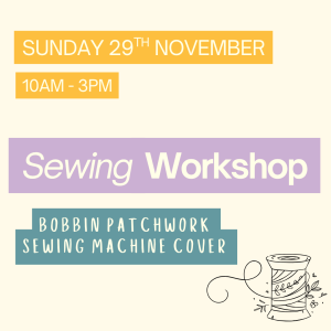 Sewing Machine Cover Workshop with Suzie Duncan - 29th November 2026
