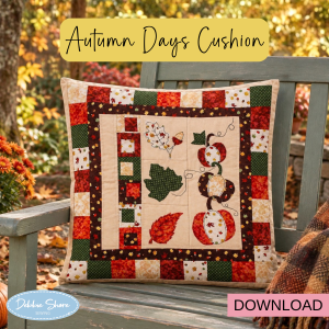Autumn Days Cushion Cover - PDF Download