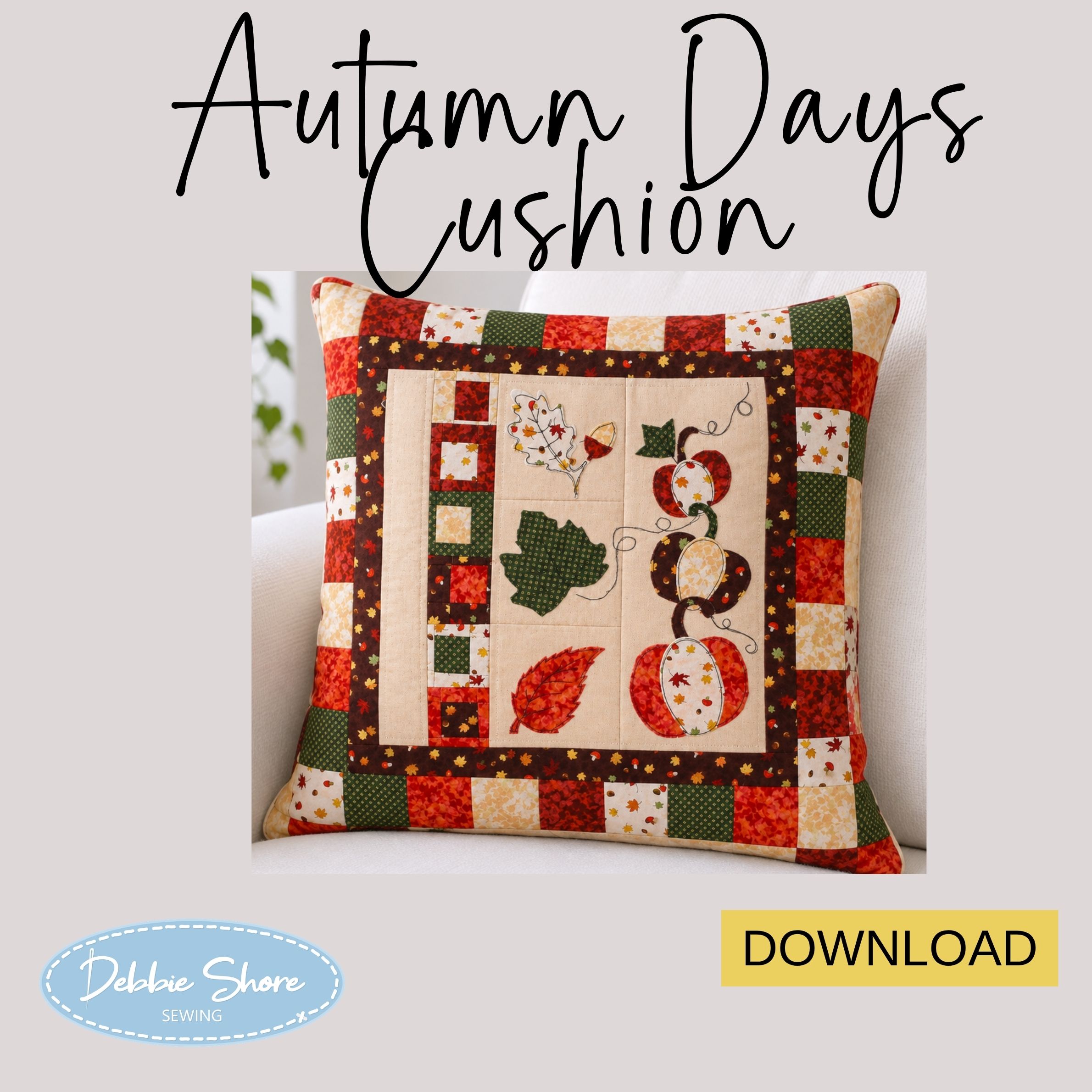 Autumn Days Cushion Cover - Download