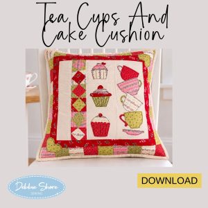 Tea Cups and Cake Cushion Cover - Download
