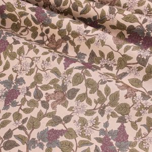 Quilt-Gate Japanese Printed Cotton Squirrel and Grape