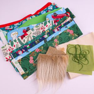 Half Yard Sewing Club Member Project - Patch the Pumpkin Gnome Kit -Christmas