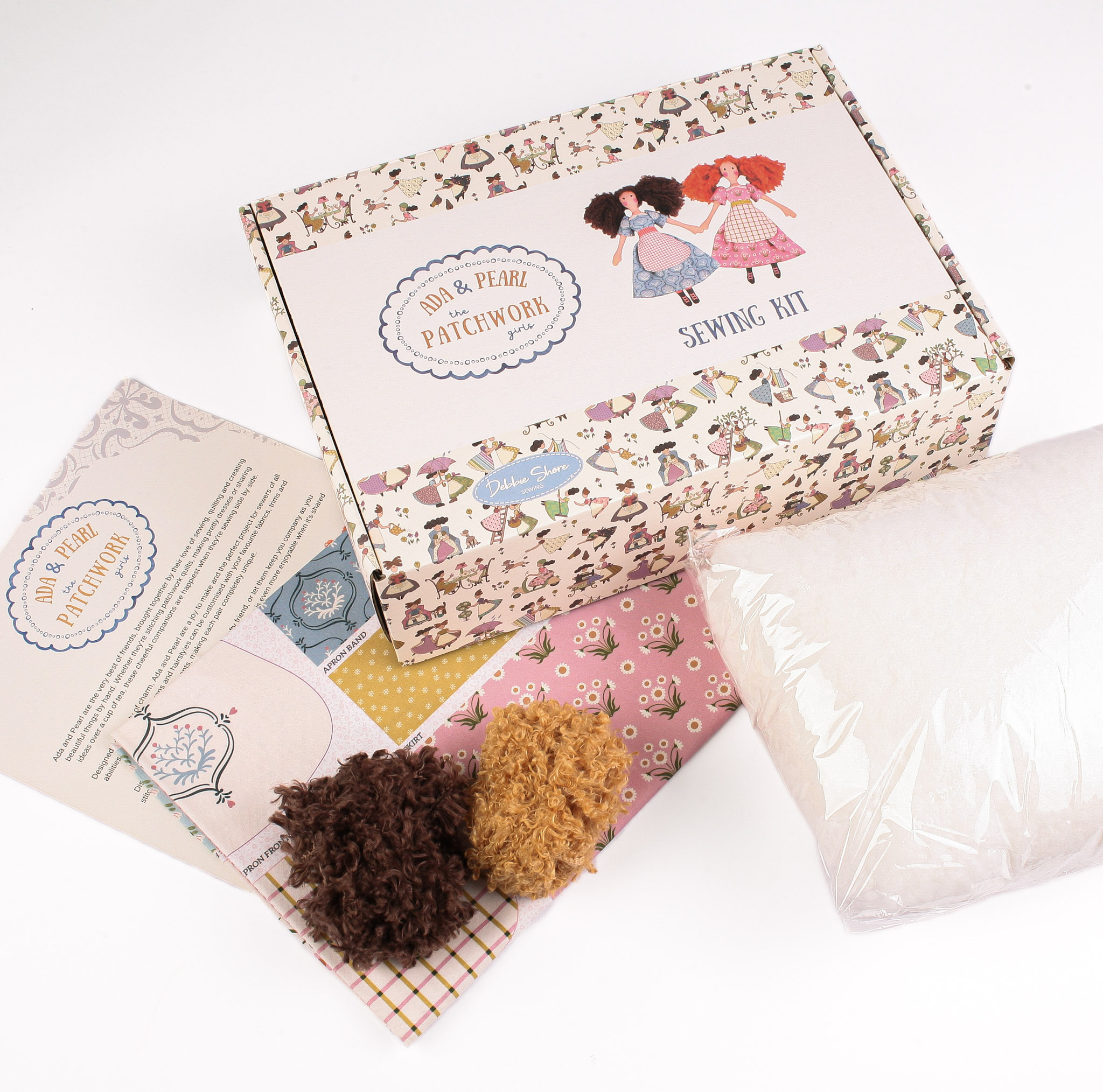 Ada and Pearl Doll Kit - Makes Two Dolls