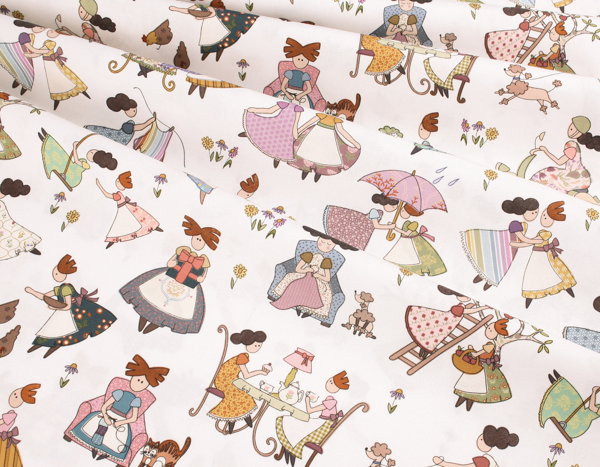 Ada and Pearl Cotton - 5 x Fat Quarter Bundle - Image 2