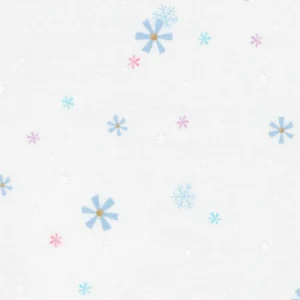 Robert Kaufman Fabrics: Wintertime - Christmas Snowflakes White