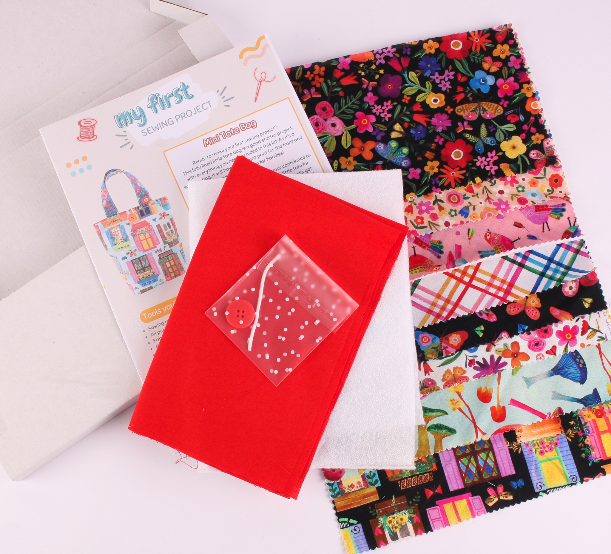 Half Price! My First Sewing Project Kit - Mini Tote Bag