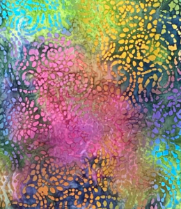 20% off Batiks - Rainbow Swirl