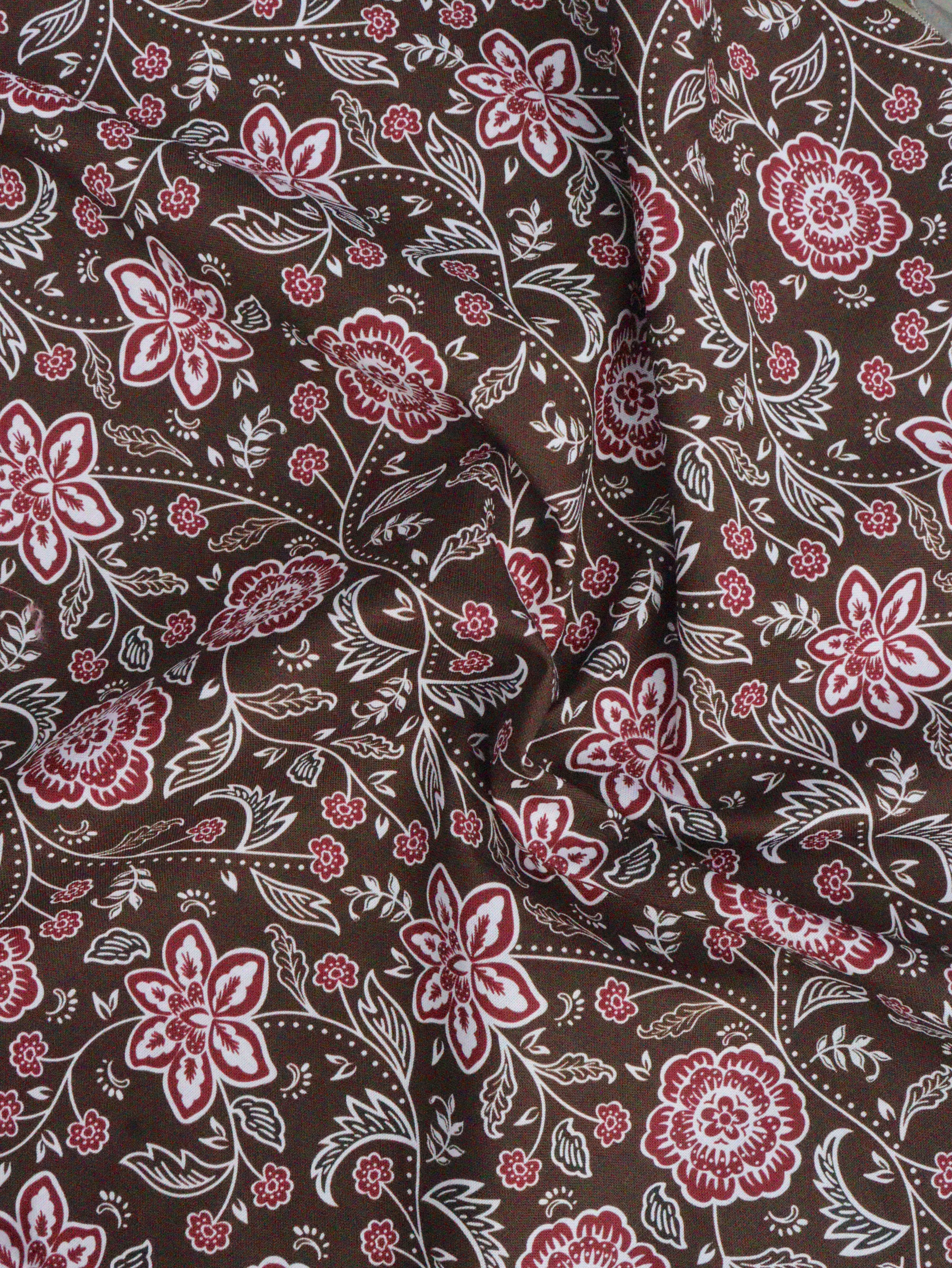 Kimberley Hind Folklore Bloom - Etched Floral Brown