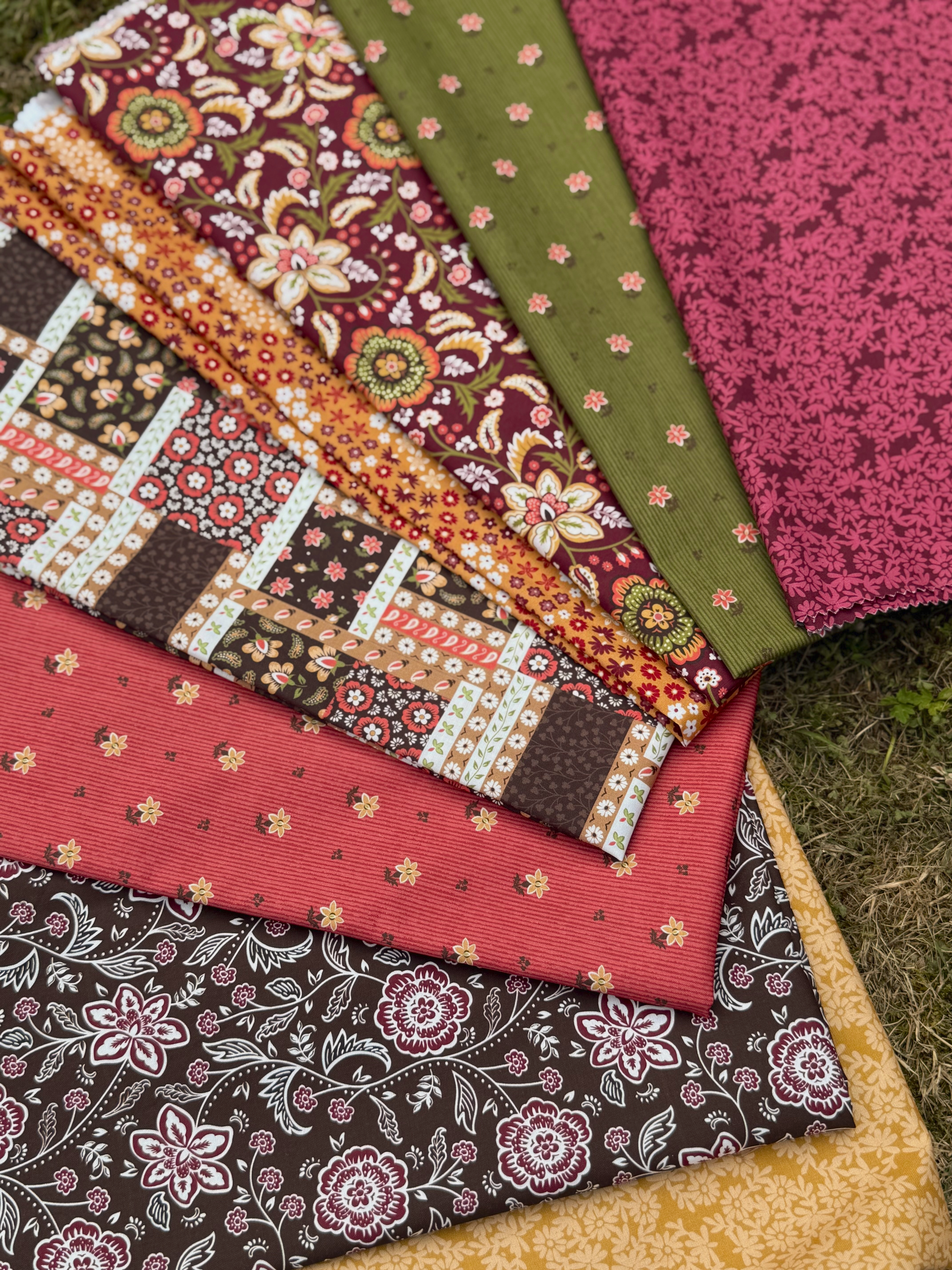Folklore Bloom × Cottagecore Stars Quilt Top Fabric Bundle - Image 2