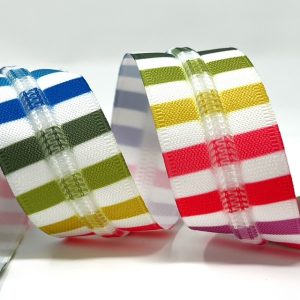 No.5 Zip - Rainbow Stripe - 0.5m