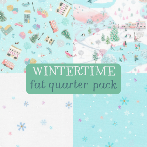 Robert Kaufman Fabrics: Wintertime 4 Fat Quarter Pack