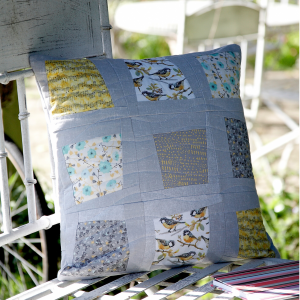 Debbie Shore Crazy Patchwork Cushion Cover – FREE Sewing Project Download