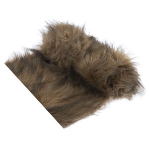 Faux Fur Trim Roll - 1m x 30cm Brown