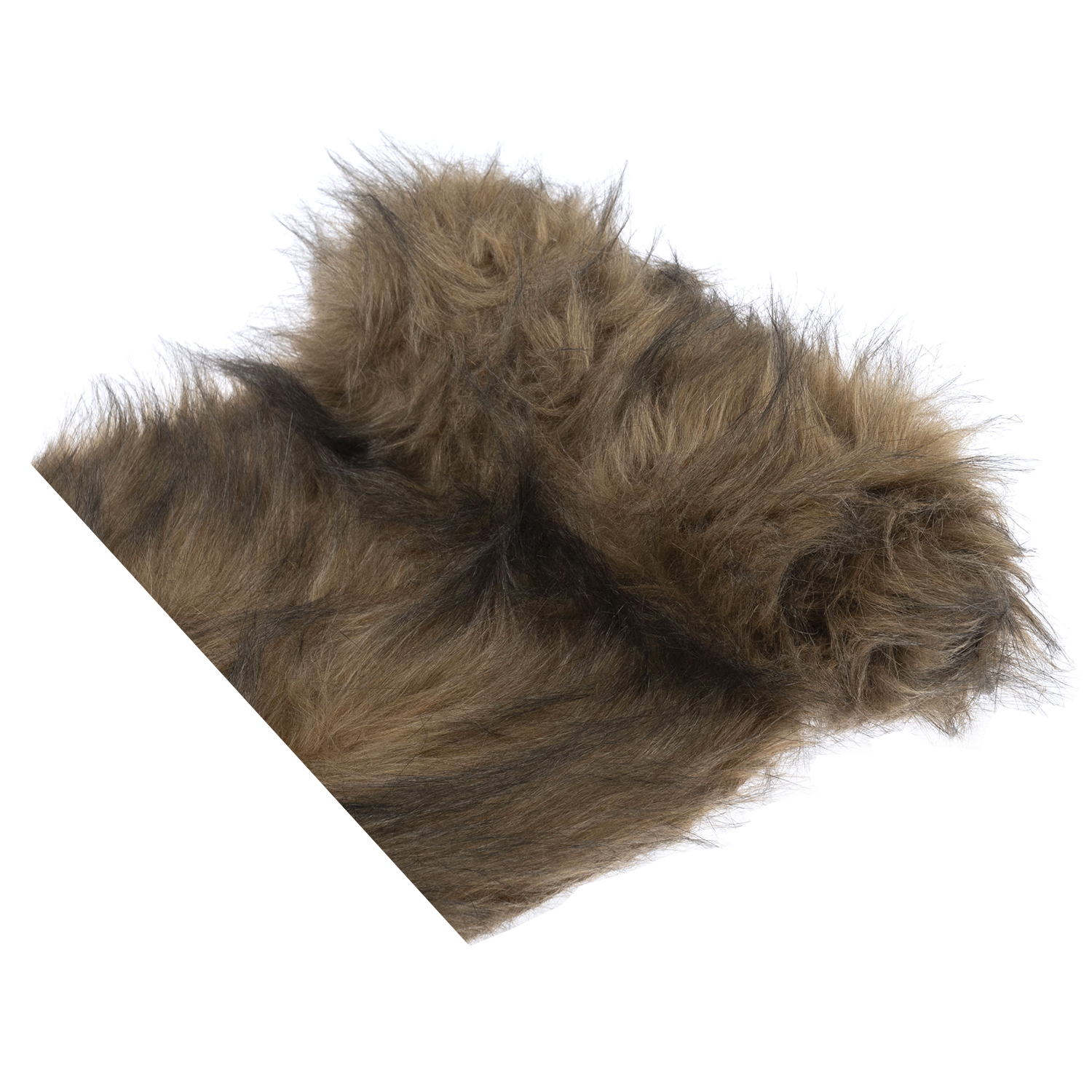Faux Fur Trim Roll - 1m x 30cm Brown