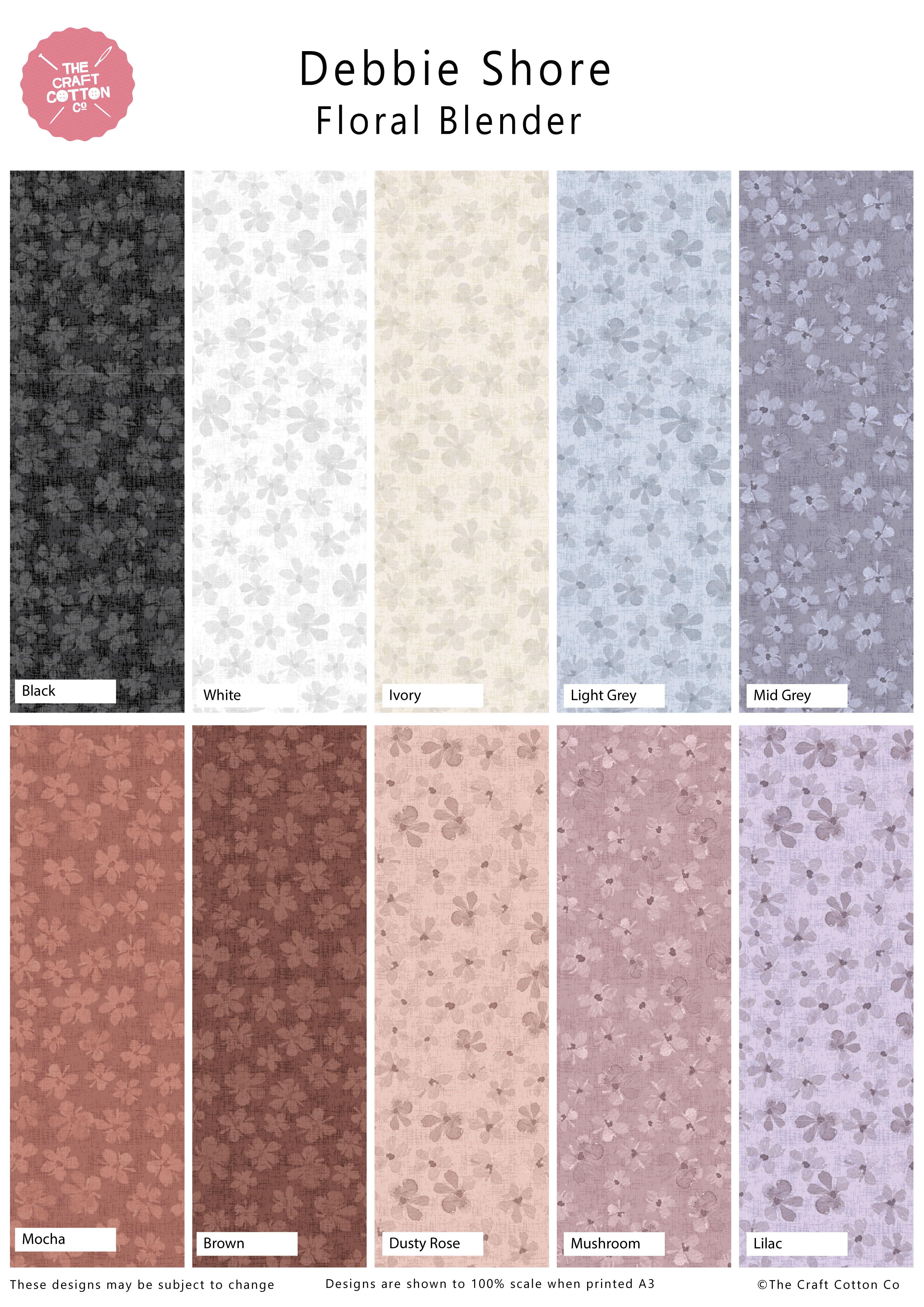 Debbie Shore Petal Palette Blender 30 x Fat Quarter Bundle - Image 3