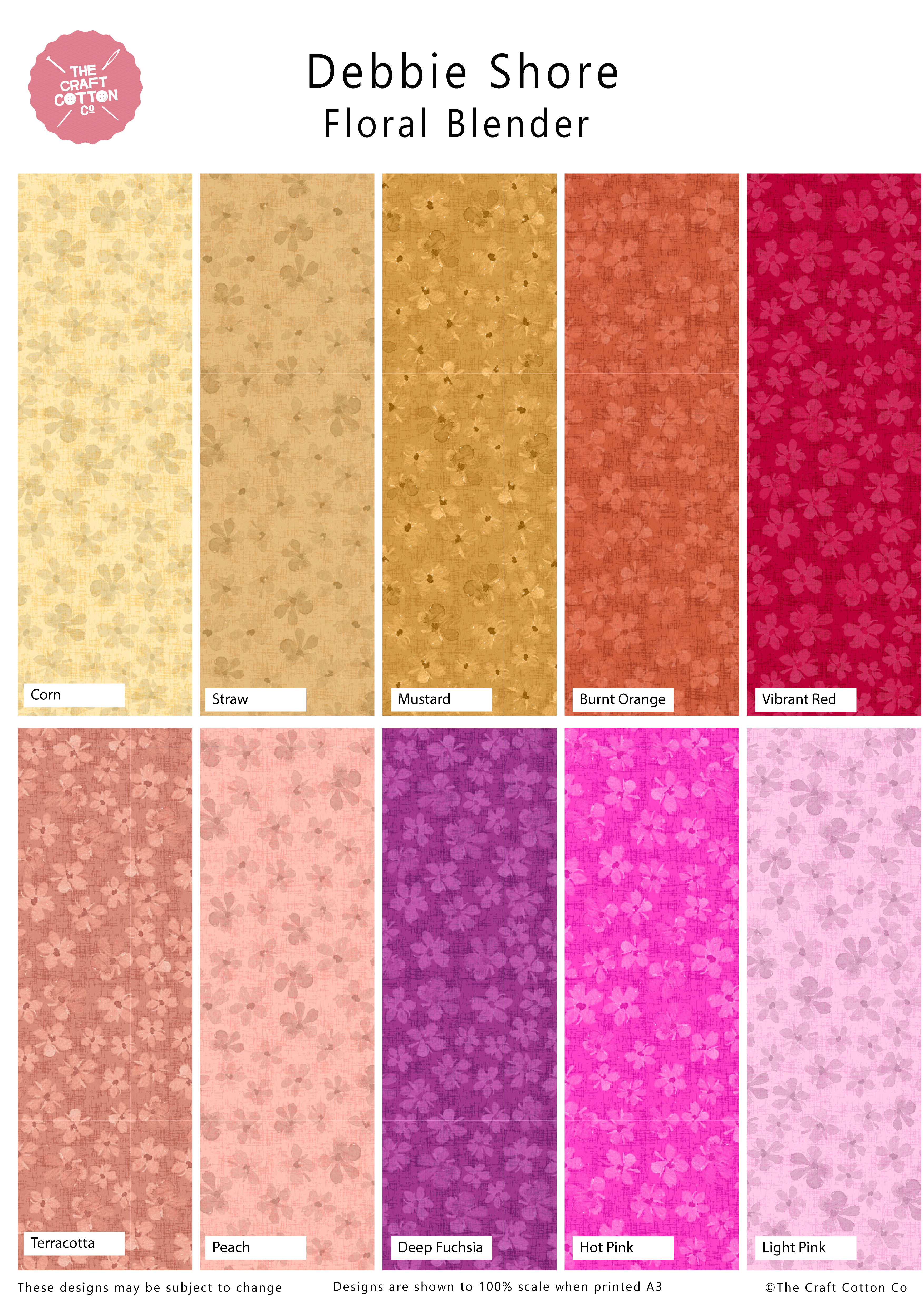 Debbie Shore Petal Palette Blender 30 x Fat Quarter Bundle - Image 4