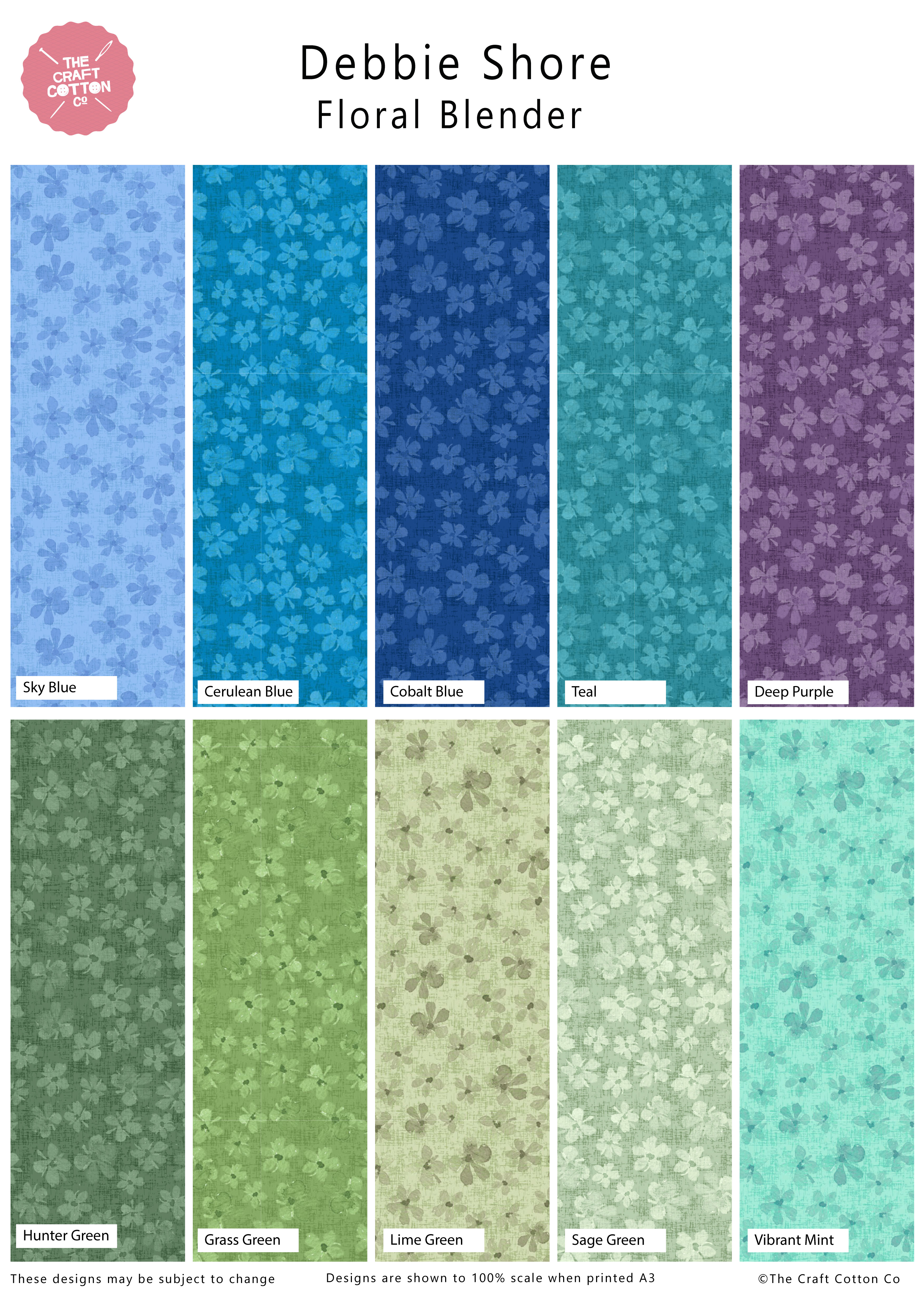 Debbie Shore Petal Palette Blender 30 x Fat Quarter Bundle - Image 2