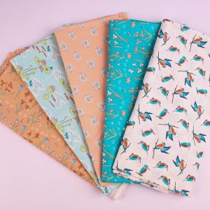 5 x 0.5m Bundle Debbie Shore Lily Pad Fabric