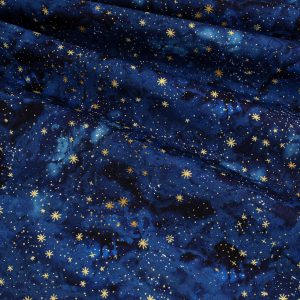 Robert Kaufman Fabrics - Stardust Starry Sky Navy