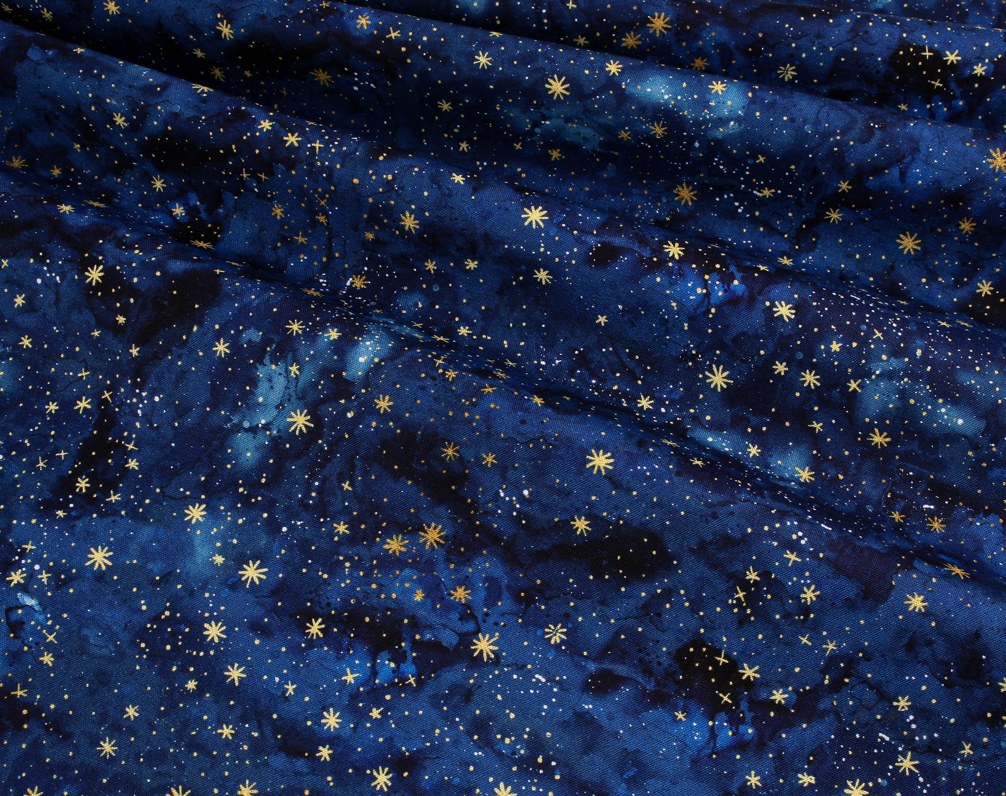 Robert Kaufman Fabrics - Stardust Starry Sky Navy