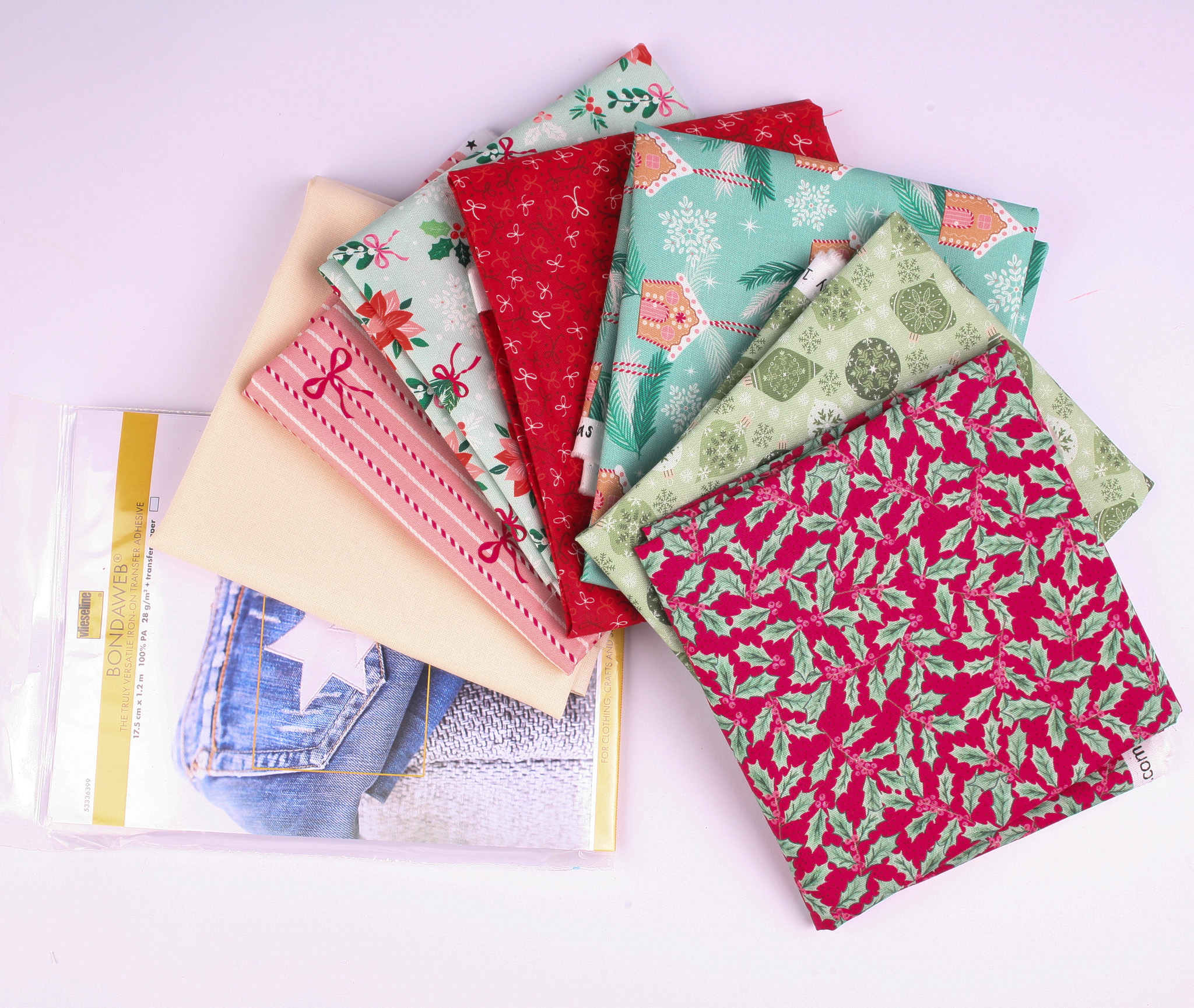 Half Yard Sewing Club Members Only! Christmas Cushion Cover Kit - Image 2