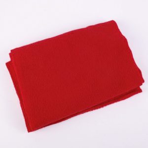 Fat Quarter: Plain Polar Fleece - Red