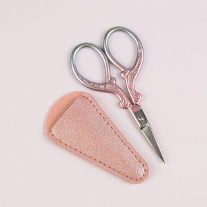 Ornate Stainless Steal Embroidery Scissors - Pink